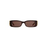 Women’s Dynasty Rectangle Sunglasses in Brown